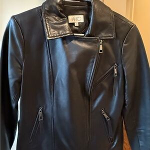 Vakko Women’s XS Black Leather Jacket